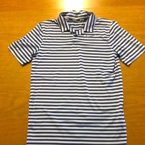 Nike stripped dri fit polo